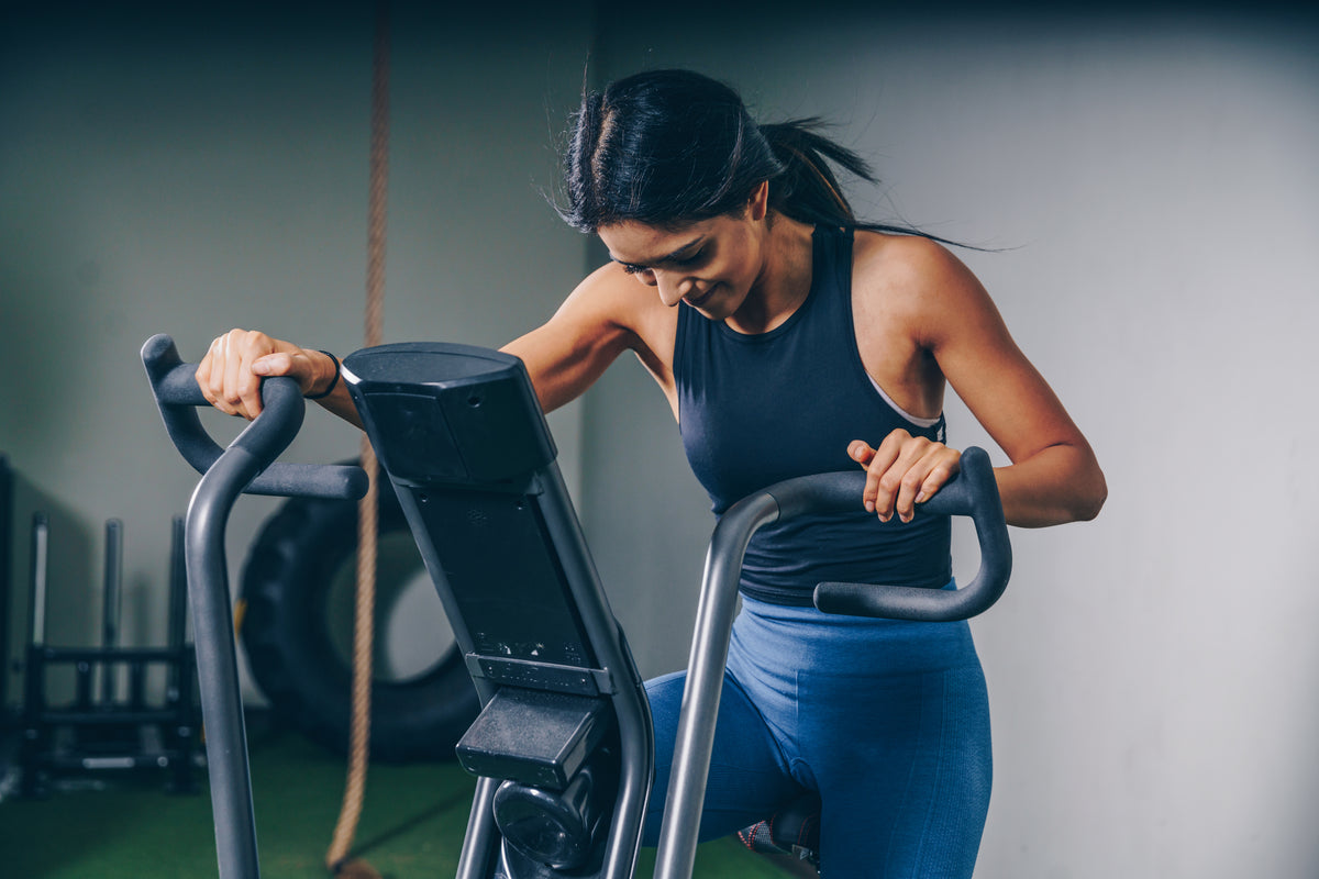 girl on elliptical